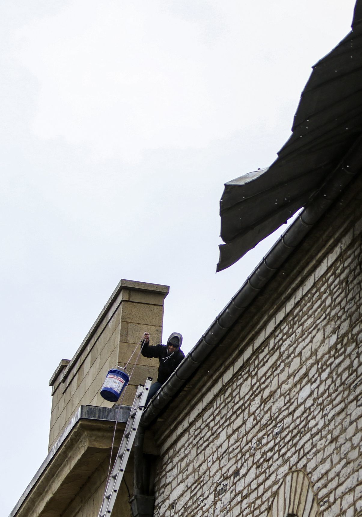 Wind Damage at the Old Cathedral